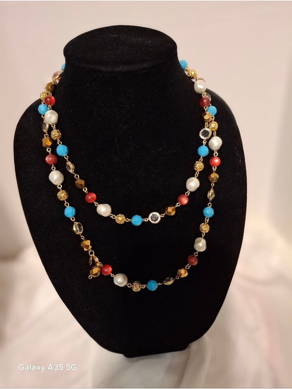 Joan Rivers Long Beaded Necklace